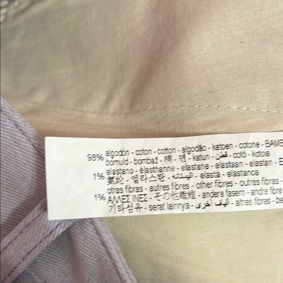 Zara Men's Straight Purple Gray Pants. Size 34 - Picture 5 of 7